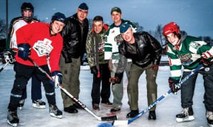 CFB Trenton Wing Commander Colin Keiver drops the puck at the 2016 tournament