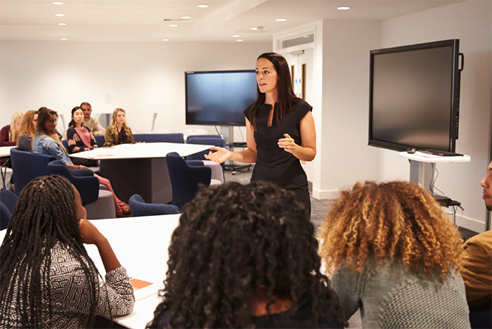 Woman teaching 